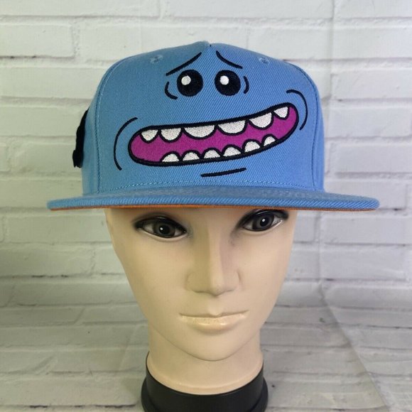 Bioworld Other - Rick and Morty Mr. Meeseeks Face Logo Hat Cap